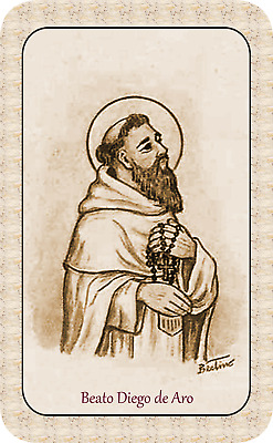 SANTINO HOLY CARD BEATO ARNALDO DE ROSSINOL 
