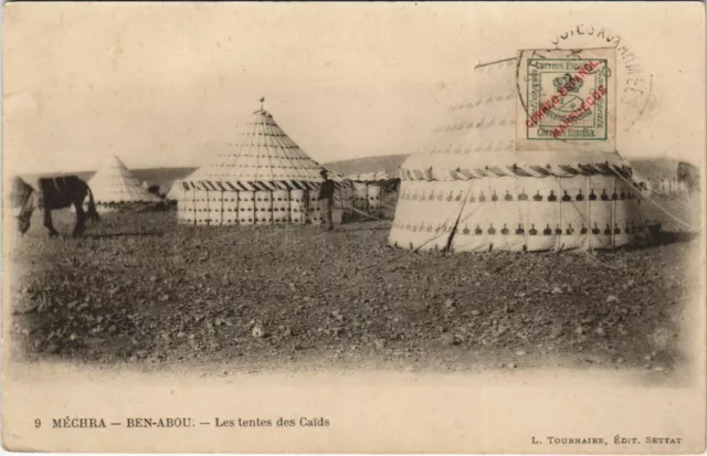 CPA AK Mechra - Ben-Abu - Les Tents des Caids MOROC (1083340)
