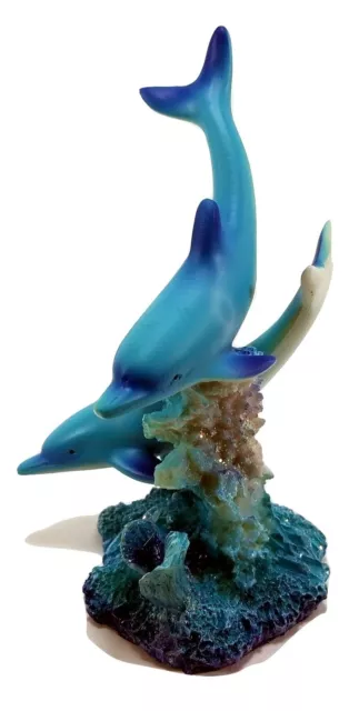 Marine Life Two Dolphins Figurine Statue by Backwoods Lighting LLC / 90065