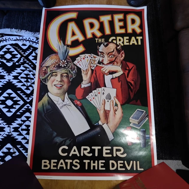 HomeRoots 12 In. Multicolor Vintage C1920S Carter Vintage Magic Poster Wall Art 2000393302 - The Home Depot - Foto 9
