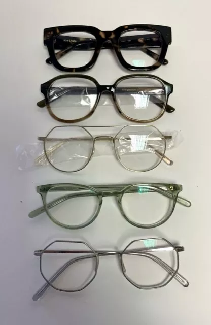 Job Lot of Ace & Tate Eyewear Glasses - Varied Models 5 x Pairs