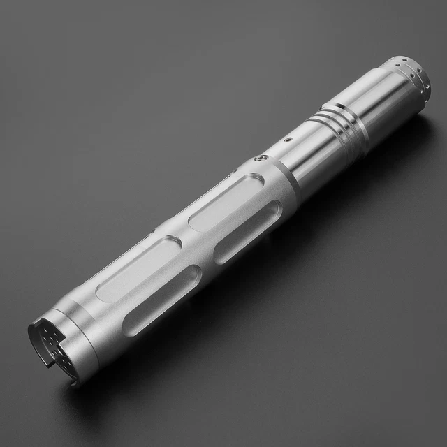 Star Wars Combat Lightsaber Baselit Custom No.131 FX RGB Silver Hilt Replica