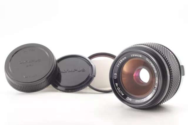 【Near MINT】 Olympus OM System Zuiko MC Auto-W 28mm F2 Wide Angle Lens From Japan