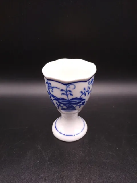 Delft Blue Ceramic Egg Cup 3"