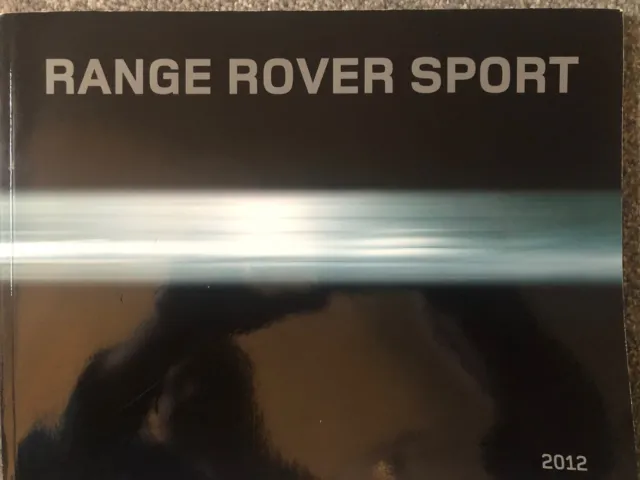 Range Rover Sport Brochure, 2012 Model Year, LRML 3546/11