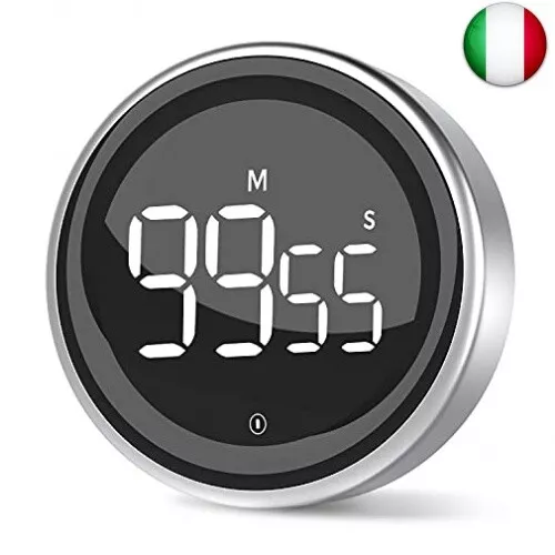 LIORQUE Timer da Cucina Digitale, Timer con Conto alla Rovescia Cronometro