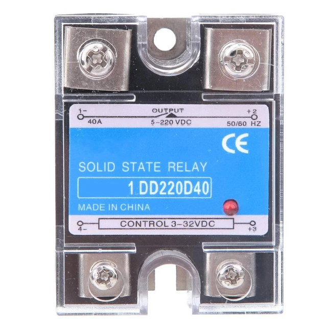 Relè di controllo ricambio relè semiconduttore ricarica pezzo 5-220 VDC accessorio