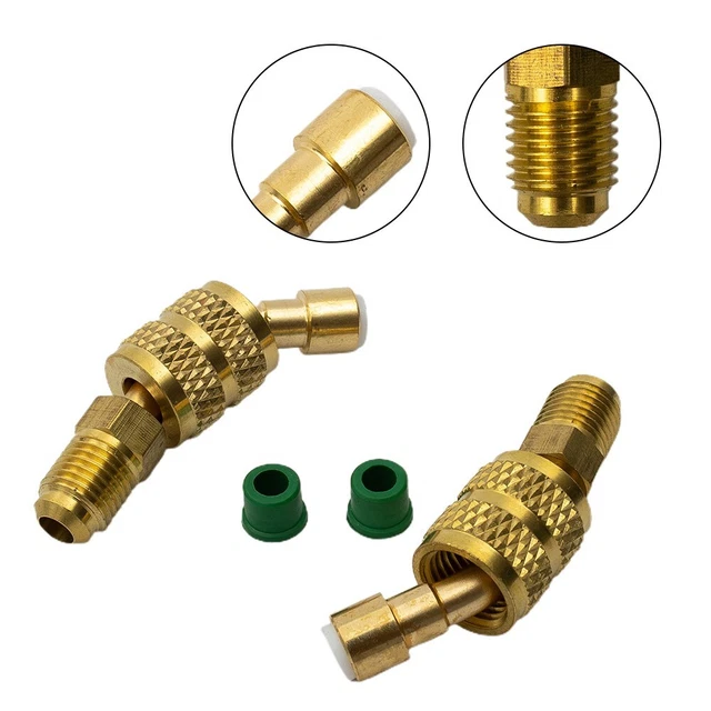 Adaptateur R410a 5/16 Femelle, 1/4 Mâle SAE Pivotant Pour