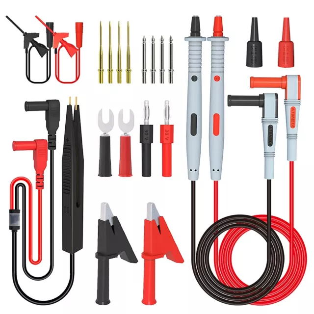 Messleitungen Kabel Multimeter zubehör Prüfkabel Set Bananenstecker Prüfspitzen