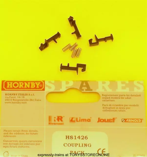 hornby international ho spares hs1426 1x pack of 4 couplers