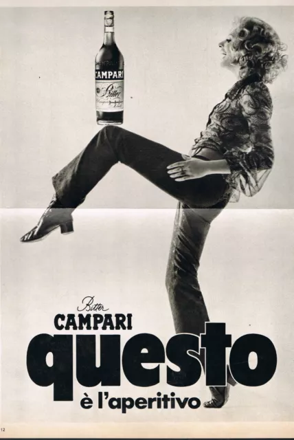 Pubblicità_1971 - BITTER CAMPARI - QUESTO E' L'APERITIVO - cm. 31 x 22
