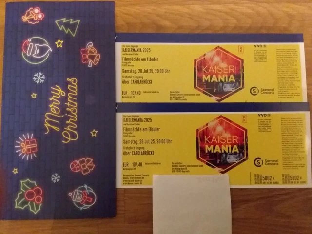 Was Kosten Eintrittskarten Fue R Die Kaisermania 2 TICKETS KARTEN Roland Kaiser Kaisermania Dresden Samstag 9.8.2025 EUR