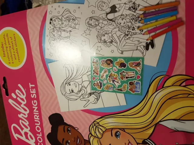 Juego de colorear para Barbie