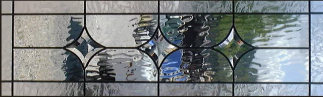 Lead glass Transoms to go above single & Double interior doors