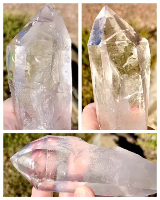 QUARTZ CRYSTAL POINT Healing LASER WAND Gemstone Reiki Chakra ARKANSAS