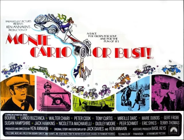 MONTE CARLO OR BUST  (1969) Terry Thomas - Public Domain DVD NO CASE RARE !