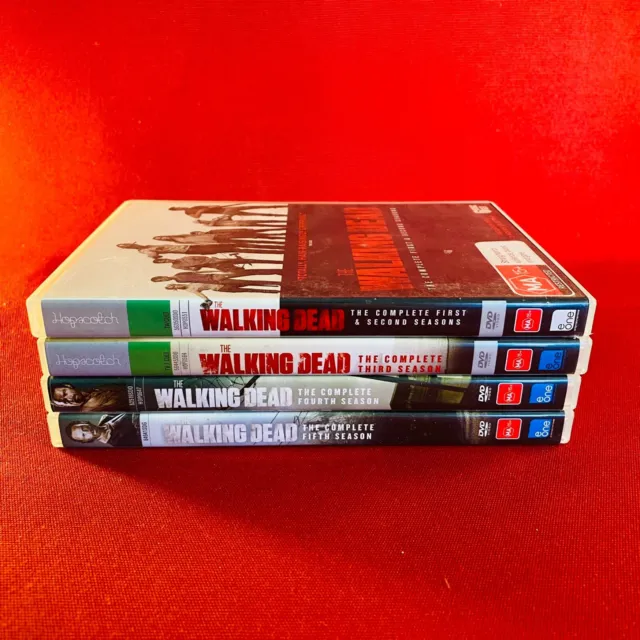 THE WALKING DEAD Complete Season 1 2 3 4 5 DVD Set TV Series 1-5 R4 Free POST