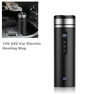 12V/24V/220V Smart Temperature Control Travel Coffee Mug Electric heated Car Cup
