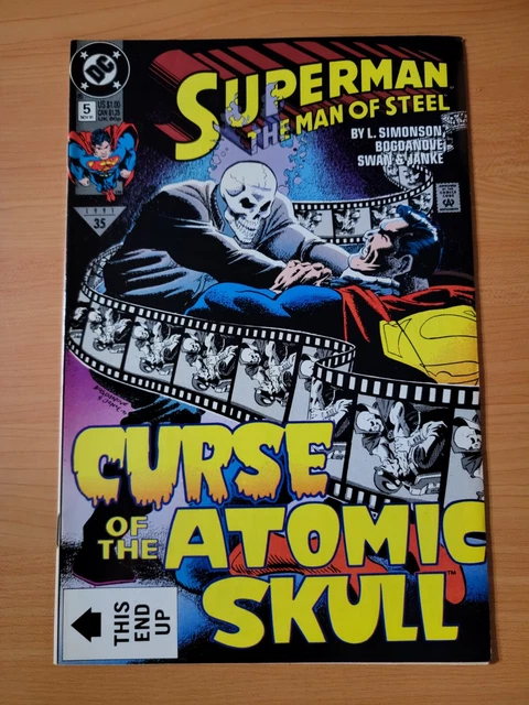 Superman The Man of Steel #5 Direct Market Edition ~ NEAR MINT NM ~ 1991 DC