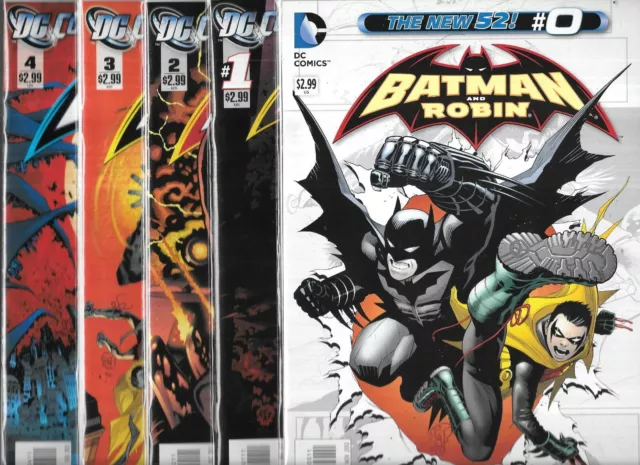 Batman And Robin Lot Of 13 - #0 1 2 3 4 5 6 7 8 9 10 11 12 (Nm-) Dc Comics