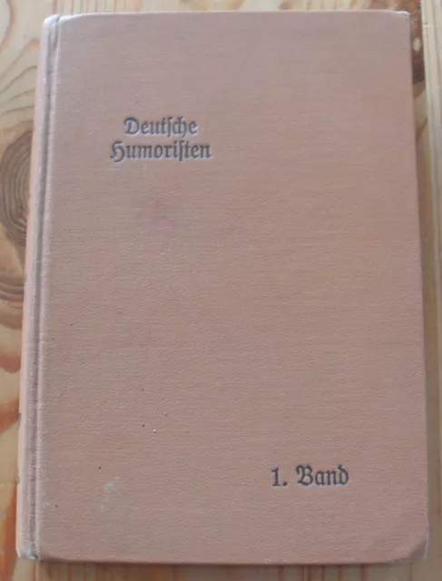 antiquarisches Buch: Deusche Humoristen, Roßegger Reuter Raabe Roderich, 1907