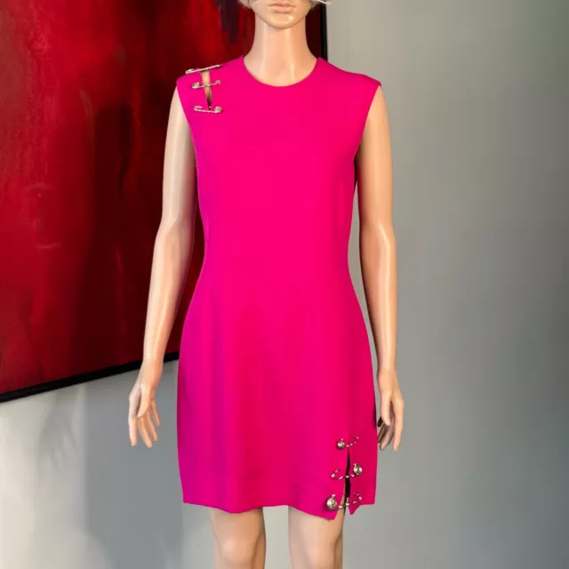 GIANNI VERSACE SAFETY Pin Pink Dress size 42 from S/S 1994 $7,499.99 ...