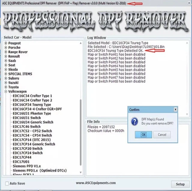 Professionnal DPF FAP EGR Remover Activation Illimité