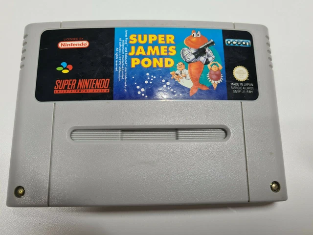 Super James Pond Snes Super Nintendo Pal Fah Cartouche Seule