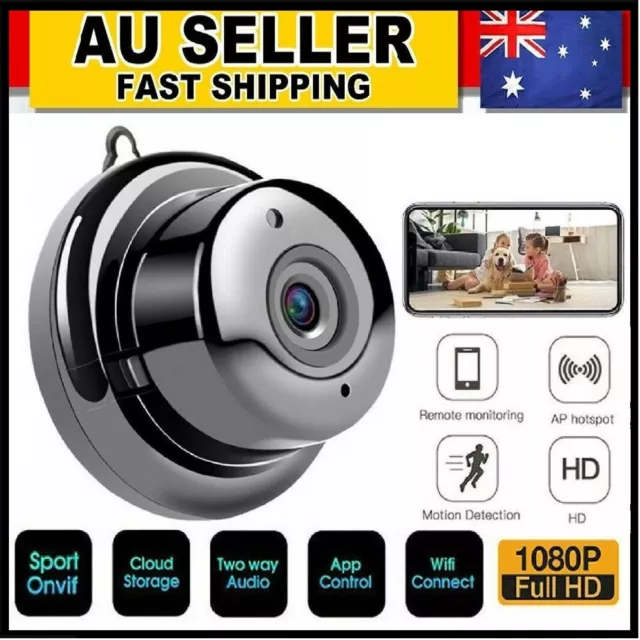 Mini Hidden Wireless WiFi Camera HD 1080P Home Security Smart Night Vision Cam