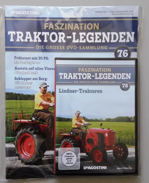 Lindner Traktoren (DVD-Magazin-Poster) deAgostini Sammel-Nr.76  (NEU & OVP)
