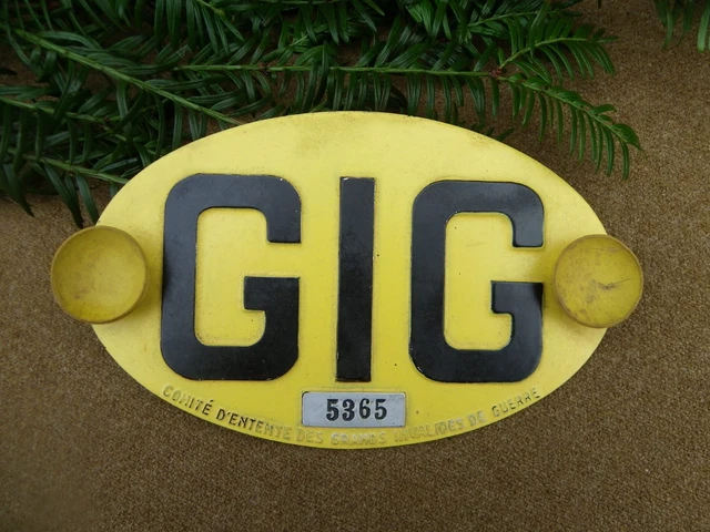 Emblem/mascot/badge - Plaque émaillée rallye Monte-Carlo 1971
