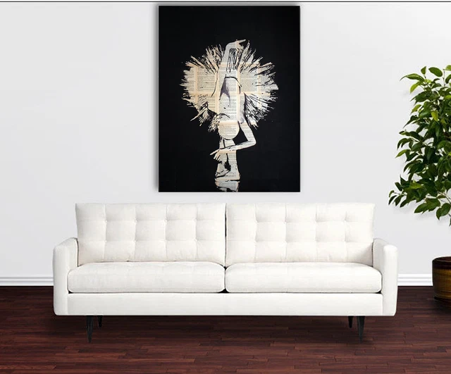 Ballerina ~ Collage Street Art ~ Banksy Style ~ Pop Art ~ Art Contemporanea