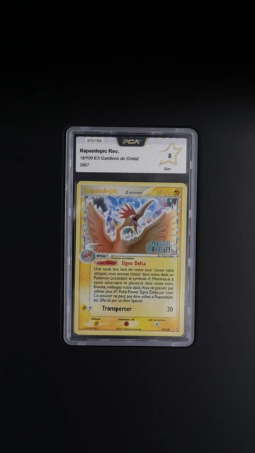 Carte Pokémon Française Rapasdepic Reverse 19/100 EX Gardiens de Cristal PCA 5