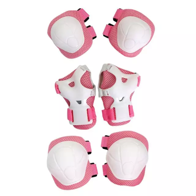 6 lot Kid Protective Gear Set Bike Skateboard Scooter Knee Elbow Wrist Pads