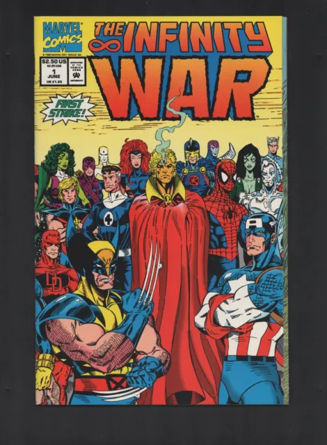 Marvel Comics The Infinity War June 1992 VOL# 1 NO#1 Comic Book Comics Comicbook