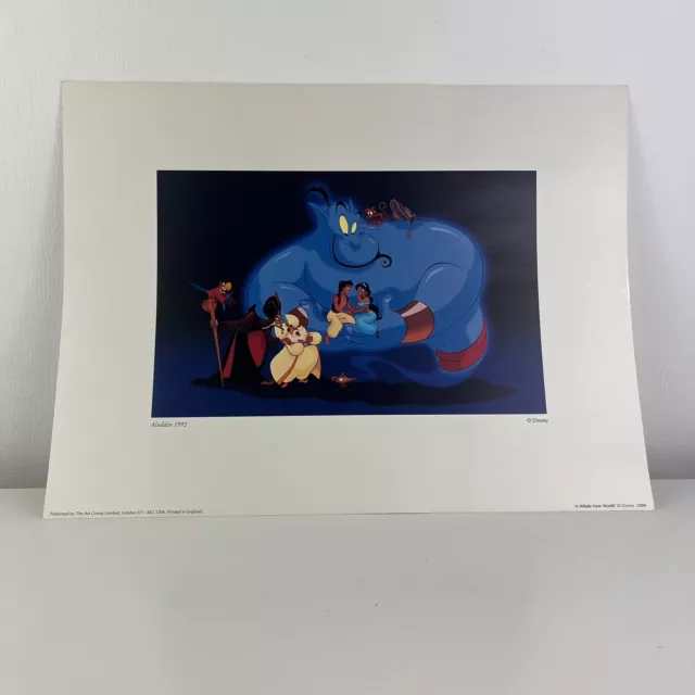 Aladdin 1992 Disney Art Print 'A Whole New World’