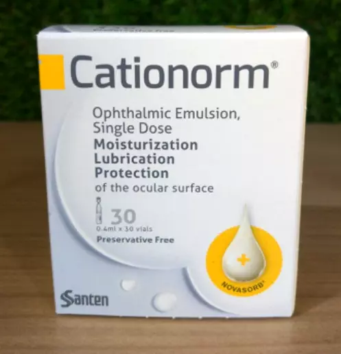 2 Boxen Cationorm Ophthalmic Emulsion 30's X 0,4 ml Fläschchen Augentropfen...