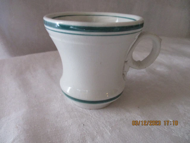 ANCIEN BRULOT TASSE  EN CERAMIQUE FIN XIX eme ... SARREGUEMINES
