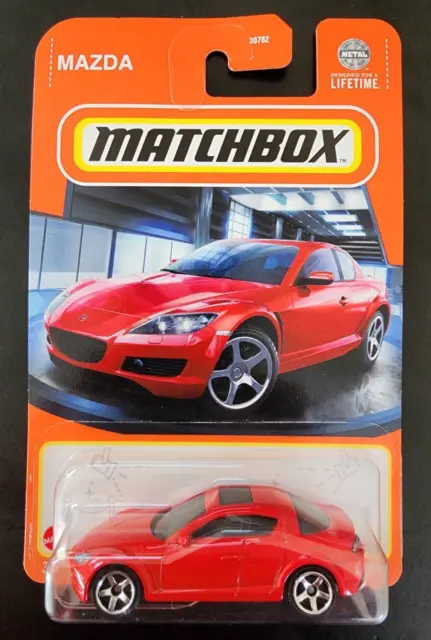 Matchbox 2004 Mazda RX-8 Diecast Car 2024 Release Red