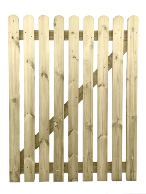 Wooden Picket Garden Gate 4ft x 3ft High Quality Treated Wood Picket Fence Gate