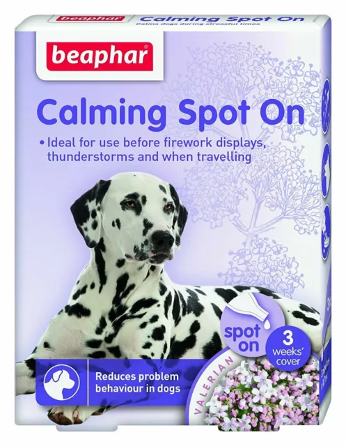 Beaphar Calming Spot On for Dogs - Calms & Reduces Stress, Problem Behaviour