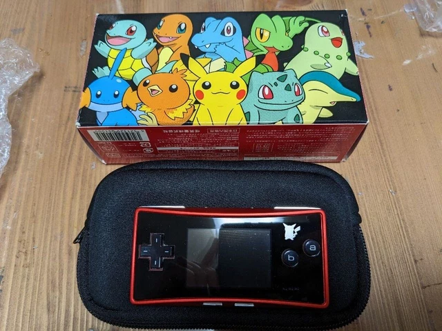 NINTENDO GAMEBOY MICRO Pokemon Center Limited Console Pikachu