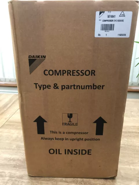 DAIKIN Air Conditioning Compressor 5016641 for 2YC100DXDC