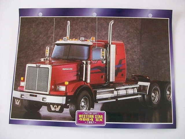 WSI 34-2004 Western Star 4964 SX-1 trattore pesante con scatola WSI 34-2004 Western Star 4964 SX-1 trattore pesante con scatola