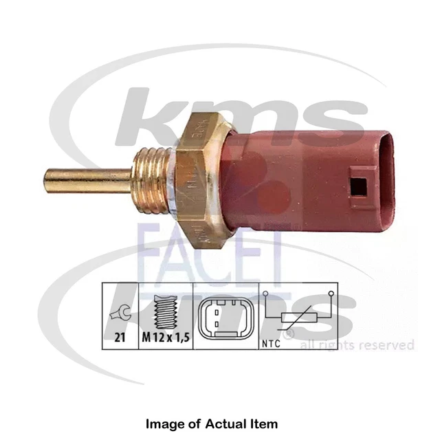 NEW GENUINE FACET Antifreeze Coolant Temperature Sensor Sender 7.3242 ...