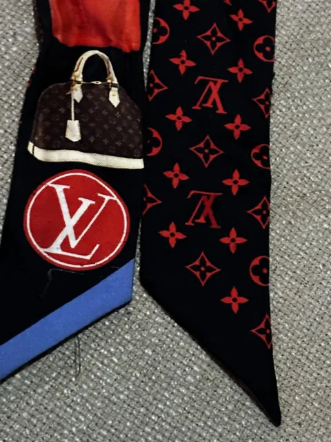 Louis Vuitton Silk Lucky Monogram Bb Bandeau Rose Pop Twilly