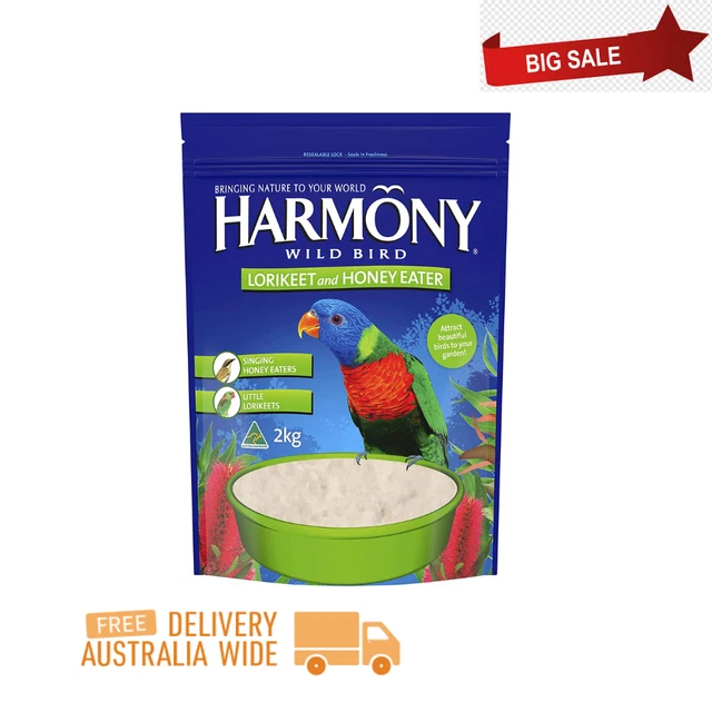 Harmony Wild Bird Lorikeet and Honey Eater 2Kg | BRAND NEW _ AU
