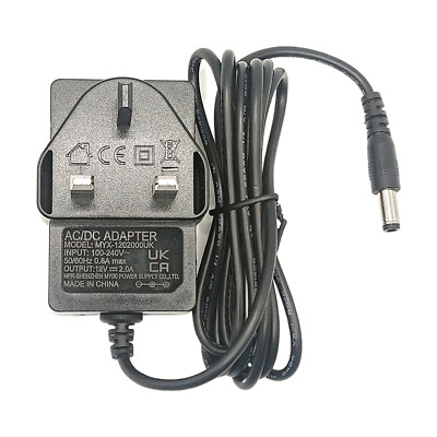 Para adaptarse a 12V FLOUREON CCTV DVR Cámara Kits Adaptador De Fuente De Alimentación 12V 2A AC/DC UK 