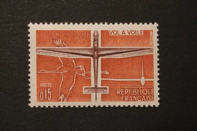 Timbre  - FRANCE - Vol à voile - neuf** - n° 1340 - 1962