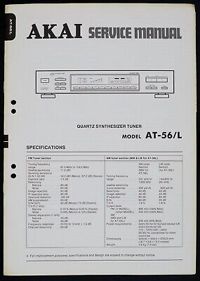 ORIGINALI Service Manual Schema Elettrico AKAI am-m630 am-m830 